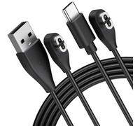 Vanjua Caricabatterie per Shokz Aeropex/OpenRun, OpenRun Pro, OpenRun Mini & OpenComm 2/UC, cavo di ricarica USB magnetico da 1 m per cuffie AfterShokz, confezione da 2