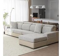 Vankaria Elastic Sofa Cushion Cover, Set Di Foderi Modulari Regolabili Per Divano, Elastica E Antiscivolo Lavabile In Lavatrice, Adatta A Divani Da 1, 2, 3, 4 Posti