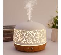Vankarr Diffusore di Oli Essenziali 500ml Ultrasuoni Diffusore di Aroma, Aromaterapia diffusore per Ambienti Vaporizzatore Oli Essenziali