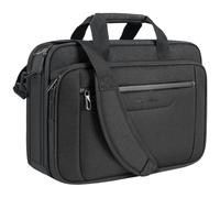 VANKEAN Borsa a tracolla per laptop da 15,6"-16", sottile, espandibile