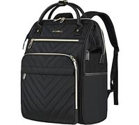 VANKEAN Zaino Porta PC 17.3 Pollici, Multitasche Universita per Donna/Uomo, Elegante per Lavoro, Computer, Viaggi, Affari, Scuola, Ufficio - Nero