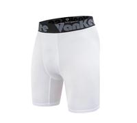 VanKee Pantaloncini da Compressione Uomo Sport Mesh Design Anti Chafing Tessuto Wicking Asciugatura Rapida Strato Base Short Sport Biancheria Intima per Corsa Ciclismo Allenamento Calcio