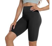VanKee Pantaloncini Sportivi Donna Corti Vita Alta Push Up Shorts | Opaco Elevata Duttilità Yoga Short, Traspiranti Ad Asciugatura Rapida, Antisfregamento Leggings, Ciclismo Sport Fitness