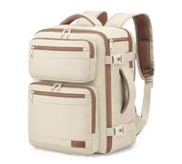 VANKEV easyJet British Airways Jet2 Zaino da Viaggio Aereo Cabina 45x36x20 | 32L, Bagaglio a Mano Per Viaggio Lavoro Scuola, Zaino per Laptop 15,6 Pollici, Zaino Casual, Beige