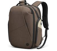 VANKEV Zaino da Viaggio Espandibile Bagaglio a Mano per EasyJet Borsa PC | 30L-38L, Grande Capacità, Zaino Leggero per PC 17 Pollici, Borsa da Viaggio Casual per Uomo e Donna, Terra d'Ombra Canyon