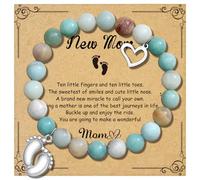 Vanleonet Braccialetto per la festa della mamma, regalo per la mamma, regalo per la prima volta, idea regalo per la prima volta