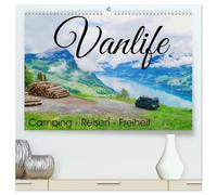 Vanlife; Camping - Freiheit - Reisen (hochwertiger Premium Wandkalender 2026 DIN A2 quer), Kunstdruck in Hochglanz: Wohnmobil, Bulli oder Kastenwagen: das "Vanlife-Gefühl" macht süchtig.