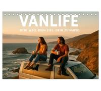 VANLIFE - Dein Weg. Dein Ziel. Dein Zuhause. (Tischkalender 2026 DIN A5 quer), CALVENDO Monatskalender: Dein monatliches Stück Freiheit.
