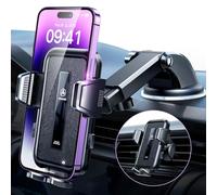 VANMASS Porta Cellulare Auto,【2024 Versione Finale】 Ventosa Universale Supporto Telefono Auto,【Grado Militare】 Installato sul Cruscotto Parabrezza Applicare iPhone 14 13 Pro Max