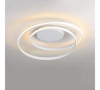 VanMe Plafoniera LED 54W 3000K Lampada da Soffitto Moderna a Spirale 60cm