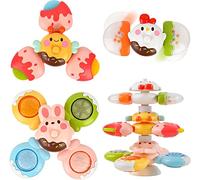 Vanmor Spinner Toys per bambini piccoli e neonati, giocattoli impilabili fai da te