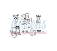 Vanne EGR DRI Per Nissan Cabstar Navara NP300 Pick-up Pathfinder III 14710EC00A