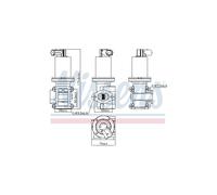 Vanne EGR NISSENS Per Opel Fiat Alfa Romeo Cadillac 46823850 55194735