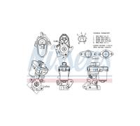 Vanne EGR Per Ford Transit Alfa Romeo 159 1384616 1466340 1480560 1578156
