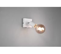 VANNES SPOT SINGOLO ORIENTABILE BIANCO CON INTERRUTTORE H. 11,5CM 1 LUCE ATTACCO E27