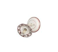 VANNI LAMPADARI - Applique da Parete Interno Edera - Lampada da Parete Orientabile con Snodo- in Ceramica Decorata a Mano - Applique Camera da Letto - Bagno - Cucina - Soggiorno, Marrone