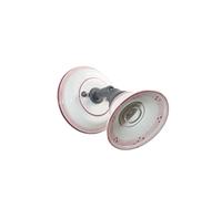 VANNI LAMPADARI - Applique da Parete Interno Mimosa - Lampada da Parete Orientabile con Snodo- in Ceramica Decorata a Mano - Applique Camera da Letto per Bagno, Cucina, Soggiorno, Rosa
