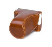 Vano Batteria Borsa Macchina Fotografica Custodia per Canon EOS M3 Braun CC1701b