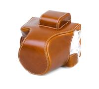 Vano Batteria Borsa Macchina Fotografica Custodia per Canon EOS M5 Braun CC1721b