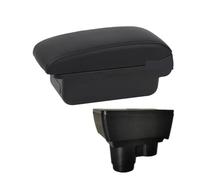 vano portaoggetti auto Per Renault Per Duster 2018-2023 Box Bracciolo Universale Auto Parti Interne Scatola Immagazzinaggio(A2 black line No USB)