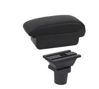 vano portaoggetti auto Per Toyota Per Yaris Per Vitz 5dr 1998-2010 Box Bracciolo Auto Accessori Portaoggetti Centrali(A1 black lineNo USB)