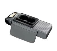 Vano Portaoggetti Bracciolo Scatola Accessori Per Box Bracciolo Cuscino Rialzato Per Auto In Pelle PU Console Centrale Multifunzionale Con Portabicchieri E Porta Fazzoletti Scatola Organizer(4)