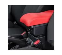 Vano Portaoggetti da Bracciolo Scatola Per Ford Per Focus 3 Mk3 2011 2012-2024 Box Bracciolo Per Auto Scatola Portaoggetti Centrale Accessori Di Ricarica USB(B4 red 3USB)