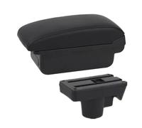 Vano Portaoggetti da Bracciolo Scatola Per Opel Per Astra H 2004-2014 Box Bracciolo Per Auto Scatola Portaoggetti Centrale Porte Di Ricarica USB Accessori(A2 black line No USB)