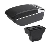 Vano Portaoggetti da Bracciolo Scatola Per OPEL Per ASTRA J 2012 2013 2014-2024 Auto Bracciolo Box Centrale Scatola Di Immagazzinaggio Accessori Interni(B2 black line NO USB)