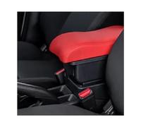 Vano Portaoggetti da Bracciolo Scatola Scatola Portaoggetti Per Bracciolo Auto Retrofit Ricarica USB Accessori Interni Per Ford Per Focus 3 Mk3 2011-2024(A4 red No USB)