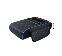 Vano portaoggetti interno Copri Bracciolo Universale Per Auto, Altezza Console Centrale, Con Cuscino Imbottito Per Tascabile, Per Interni Di Veicoli Camion(Blu)