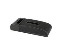 Vano portaoggetti interno Tappetino Per Bracciolo Per Auto Per Aumento Di Altezza Universale Cuscino Protezione Per Scatola Fazzoletti Per Supporto(C3 black White NOUSB)