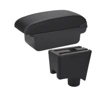 Vano portaoggetti nella console centrale Per Dacia Accessori Per Box Portaoggetti Per Bracciolo Della Console Centrale Dell'auto Vano portaoggetti nel bracciolo(C3 Nero bianco NoUSB)