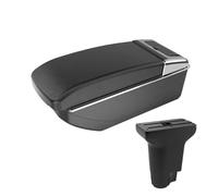 Vano portaoggetti nella console centrale Per Fiat 500 Per Cronos Scatola Portaoggetti Per Bracciolo Centrale Auto Accessori Interni Vano portaoggetti nel bracciolo(B2 linea nera SENZA USB)