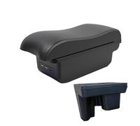 Vano portaoggetti nella console centrale Per Toyota Per Hilux Auto Bracciolo Centro Interno Scatola Di Immagazzinaggio Accessori Vano portaoggetti nel bracciolo(B3 Nero bianco 3 USB)