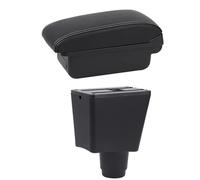 Vano portaoggetti per Auto,Compatibile con bracciolo Centrale in Pelle Logan,vano portaoggetti per Console Centrale,Accessorio per Auto con Porta USB,bracciolo per Auto