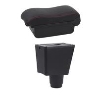 Vano portaoggetti per Auto,Compatibile con bracciolo Centrale in Pelle Logan,vano portaoggetti per Console Centrale,Accessorio per Auto con Porta USB,bracciolo per Auto