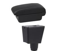 Vano portaoggetti per Auto,Compatibile con bracciolo Centrale in Pelle Logan,vano portaoggetti per Console Centrale,Accessorio per Auto con Porta USB,bracciolo per Auto