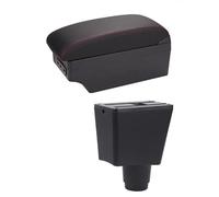 Vano portaoggetti per Auto,Compatibile con bracciolo Centrale in Pelle Logan,vano portaoggetti per Console Centrale,Accessorio per Auto con Porta USB,bracciolo per Auto