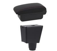 Vano portaoggetti per Auto,Compatibile con bracciolo Centrale in Pelle Logan,vano portaoggetti per Console Centrale,Accessorio per Auto con Porta USB,bracciolo per Auto