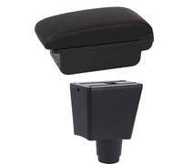 Vano portaoggetti per Auto,Compatibile con bracciolo Centrale in Pelle Logan,vano portaoggetti per Console Centrale,Accessorio per Auto con Porta USB,bracciolo per Auto