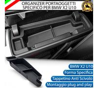 VANO PORTAOGGETTI PER BRACCIOLO PER BMW X2 U10 PORTA OGGETTI SPECIFICO ORGANIZER