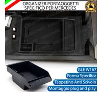 VANO PORTAOGGETTI PER BRACCIOLO PER MERCEDES GLE W167 PORTA OGGETTI ORGANIZER
