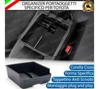 VANO PORTAOGGETTI PER BRACCIOLO PER TOYOTA COROLLA CROSS PORTA OGGETTI ORGANIZER
