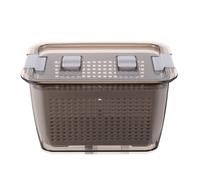 Vano Portaoggetti Sigillato Frigorifero 2 Vani Scarico Verdure Trasparente