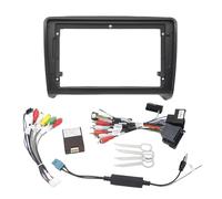 Vano portaoggetti universale per auto/Adatto for Audi TT MK2 2006-2014 Fasce for autoradio da 9 pollici, montaggio su telaio 2 DIN(Frame Cable Canbus-2)