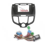 Vano portaoggetti universale per auto Cornice for autoradio da 10 pollici/adatta for pannello cruscotto stereo automatico HONDA Odyssey RB1/RB2 2003-2008(Fascia cable canbus)