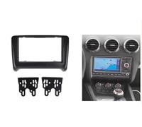 Vano portaoggetti universale per auto Doppio pannello 2 Din/Adatto for Audi TT (8J) 2006-2014 Radio CD DVD Stereo Pannello Kit di montaggio sul cruscotto Cornice audio Surround Piastra