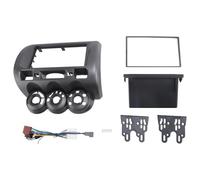 Vano portaoggetti universale per auto Fascia for autoradio/Adatta for Honda Fit Jazz City LHD One Din DVD Stereo CD Pannello di montaggio Installazione