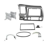 Vano portaoggetti universale per auto M45K - Kit di finitura for fascia autoradio, pannello cruscotto 2 DIN con cornice DVD, installazione/adattamento for Honda Civic 2008 2009 2010 2011